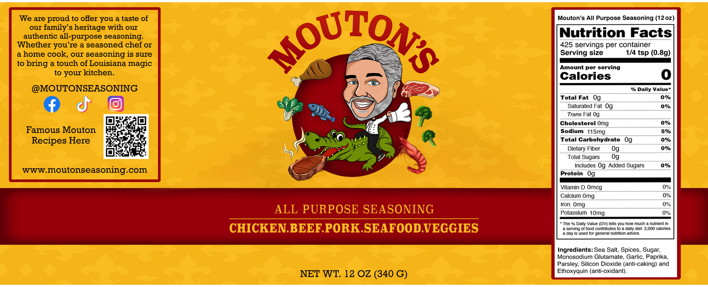 Mouton's All Purpose Seasoning - Bundle