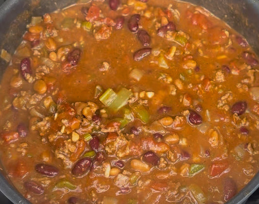 Classic Hearty Beef and Bean Chili